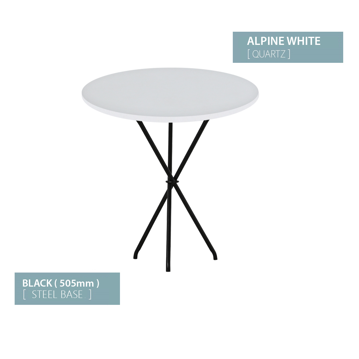 ST3BLK (ALPINE WHITE)
