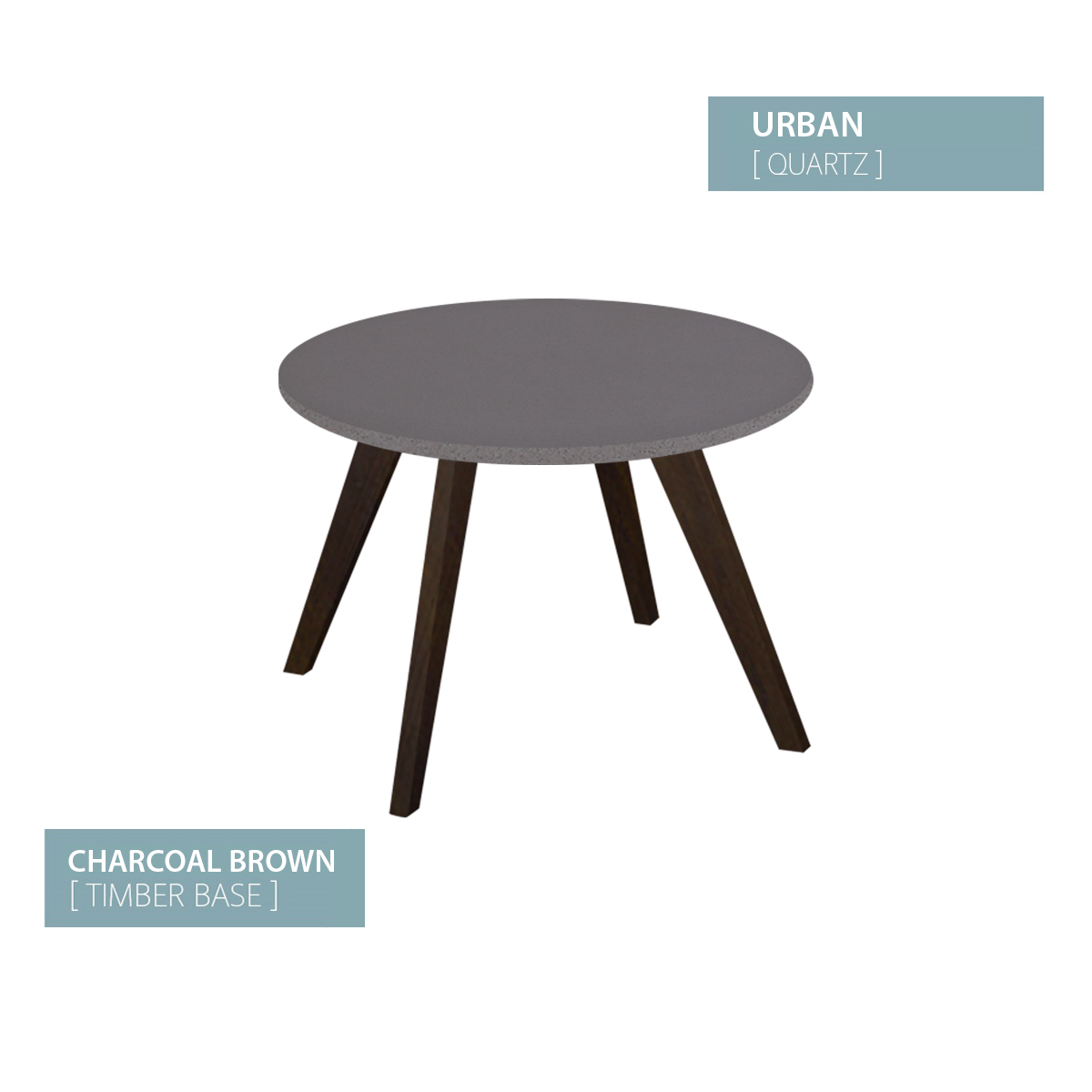 COFFEE TABLE CHARCOAL BASE (URBAN)