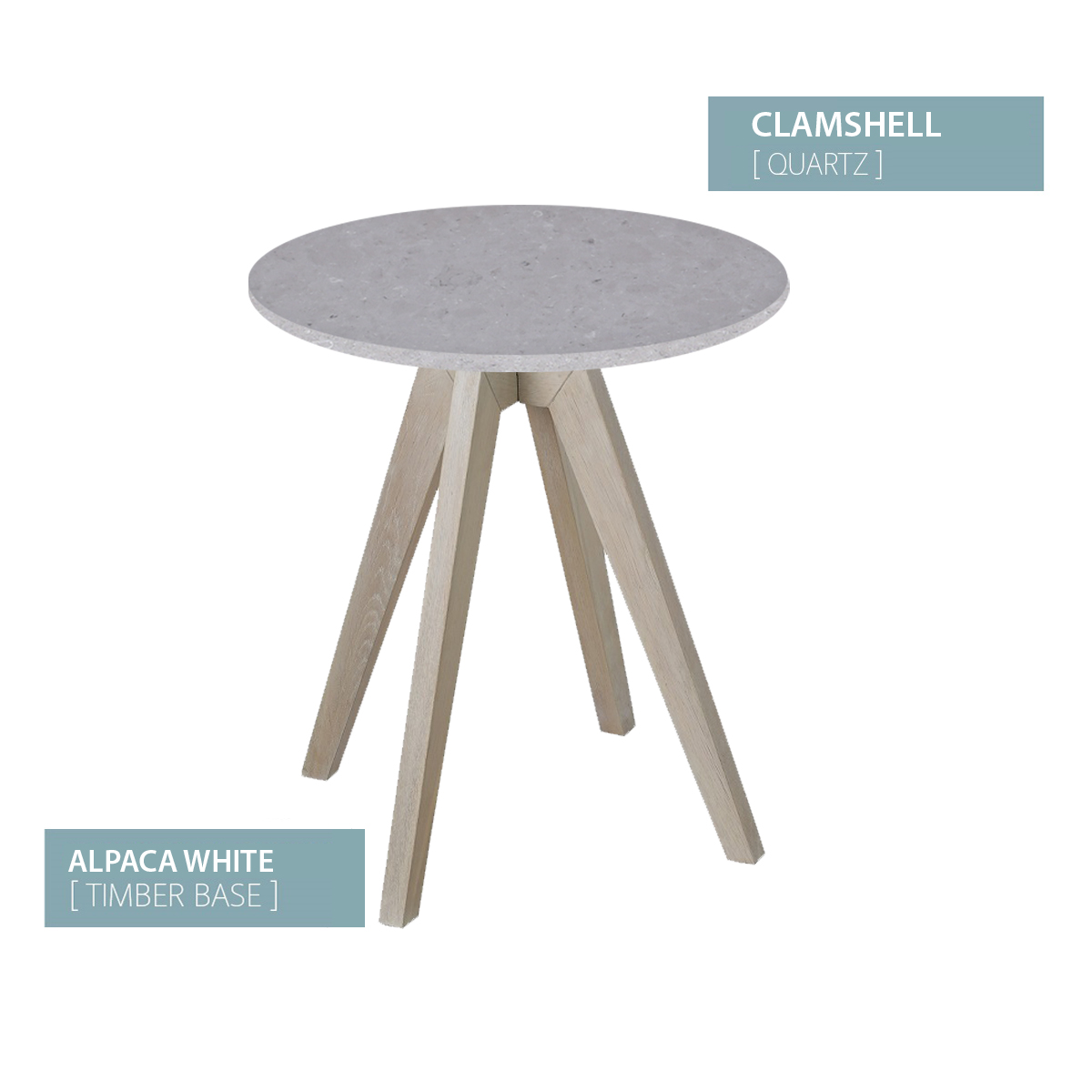 Alpaca White Base (Clamshell)
