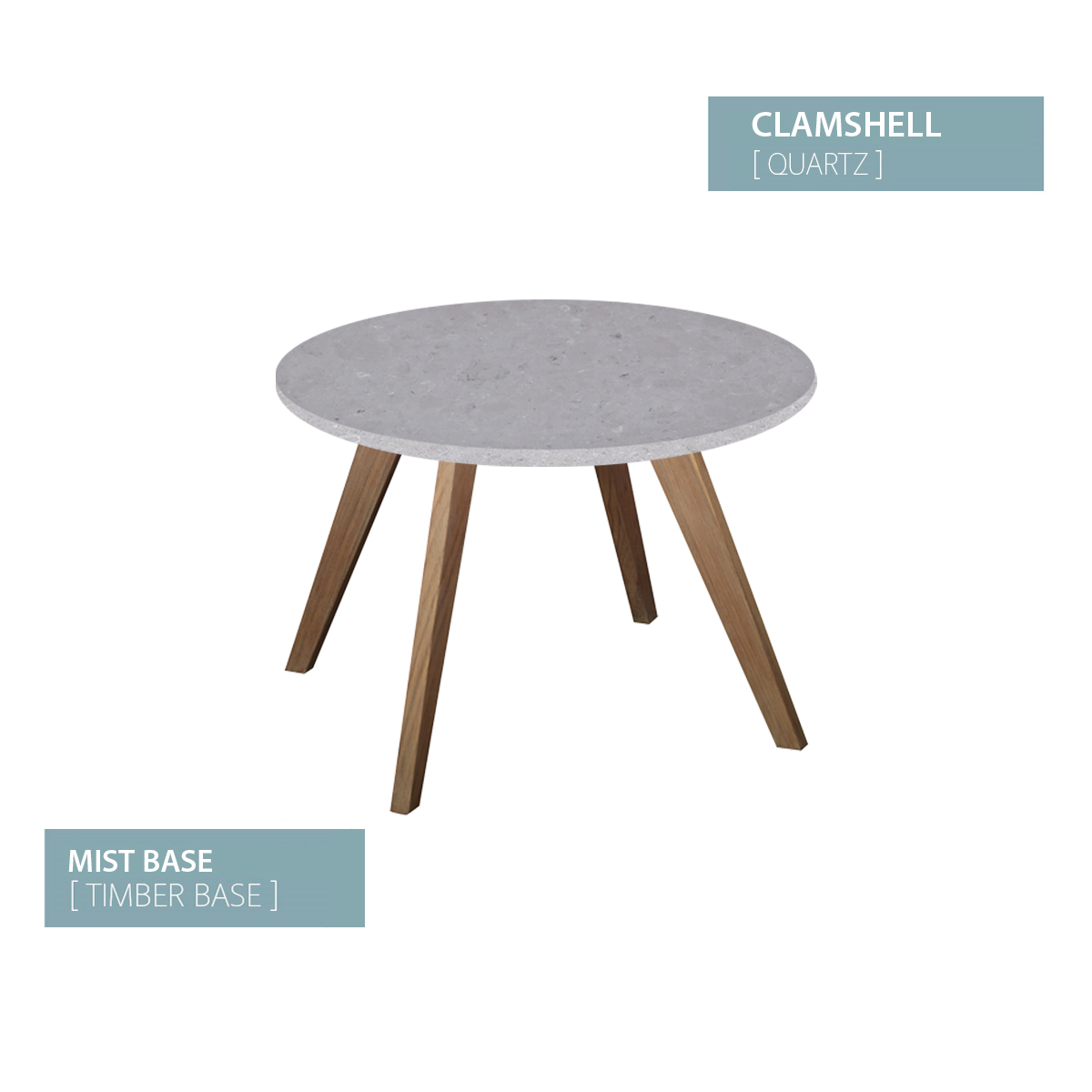 COFFEE TABLE MIST BASE (CLAMSHELL)