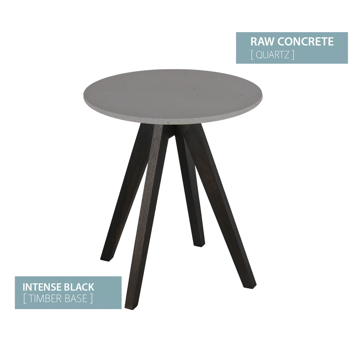 Black Base (Raw Concrete)