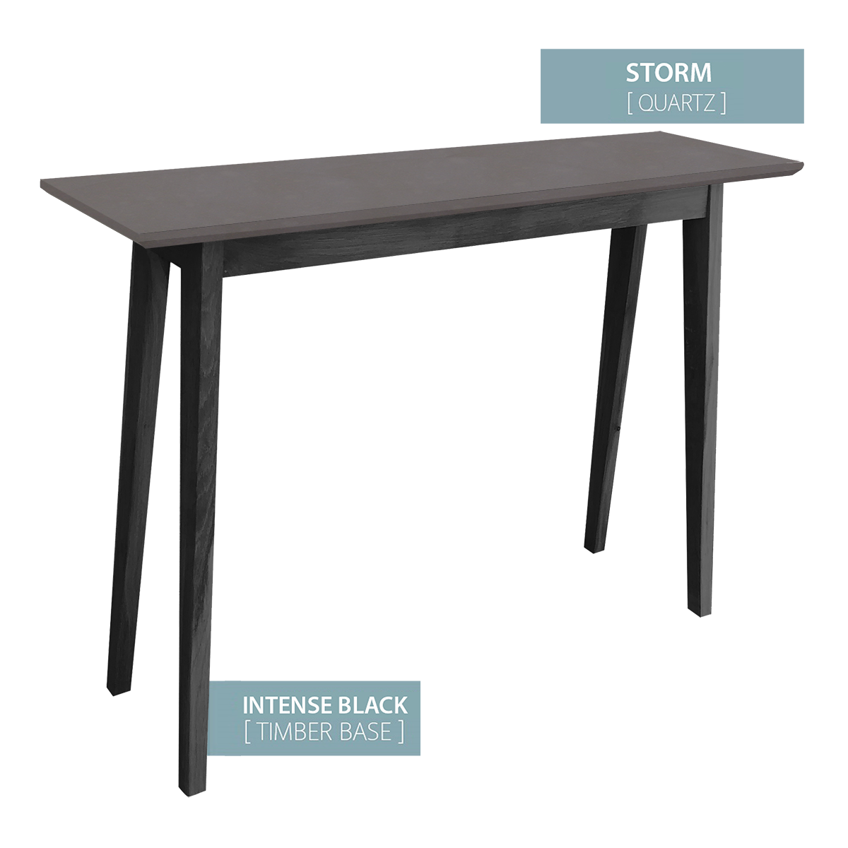CONSOLE TABLE BLACK BASE (STORM)