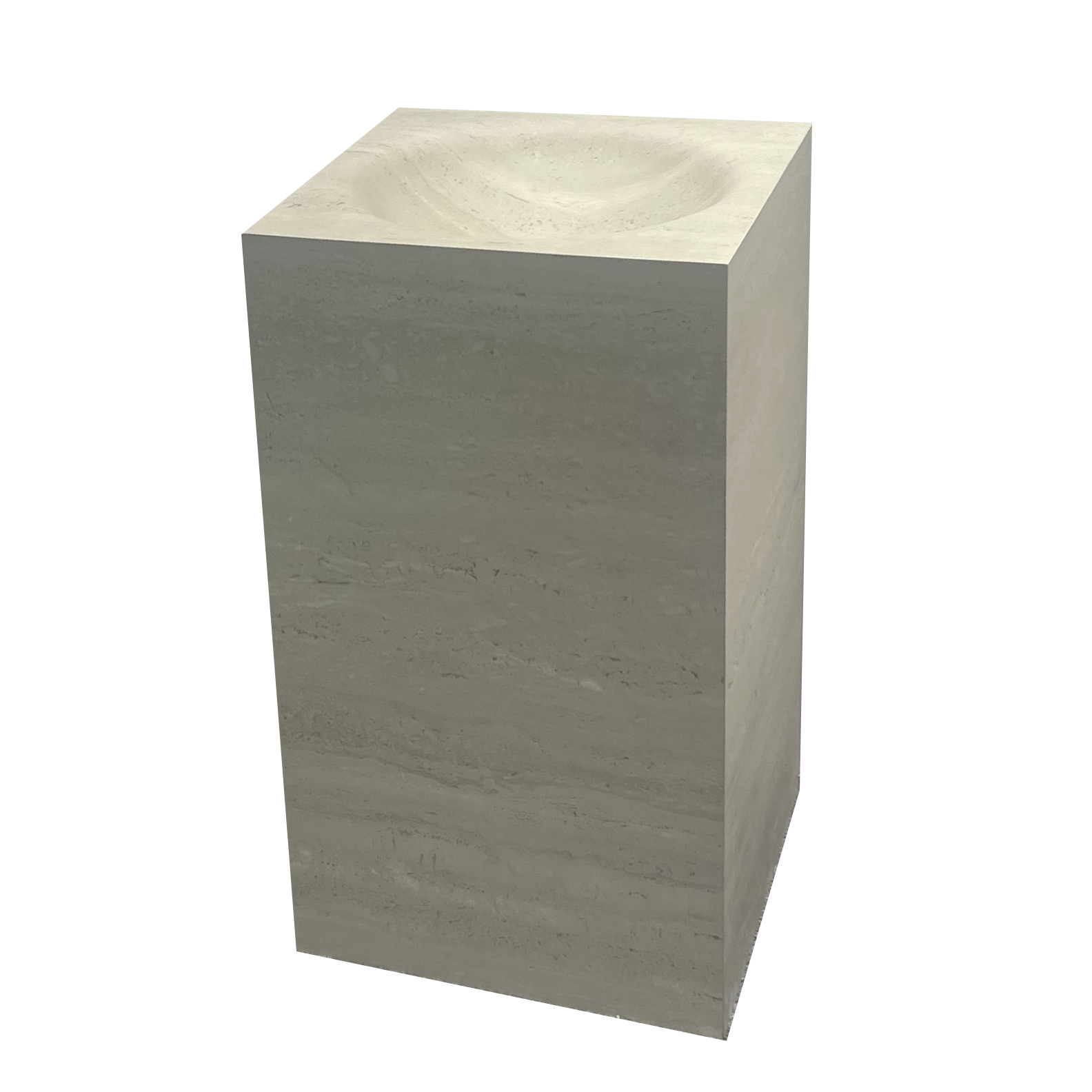 Mirelle Natural Stone Pedestal Basin