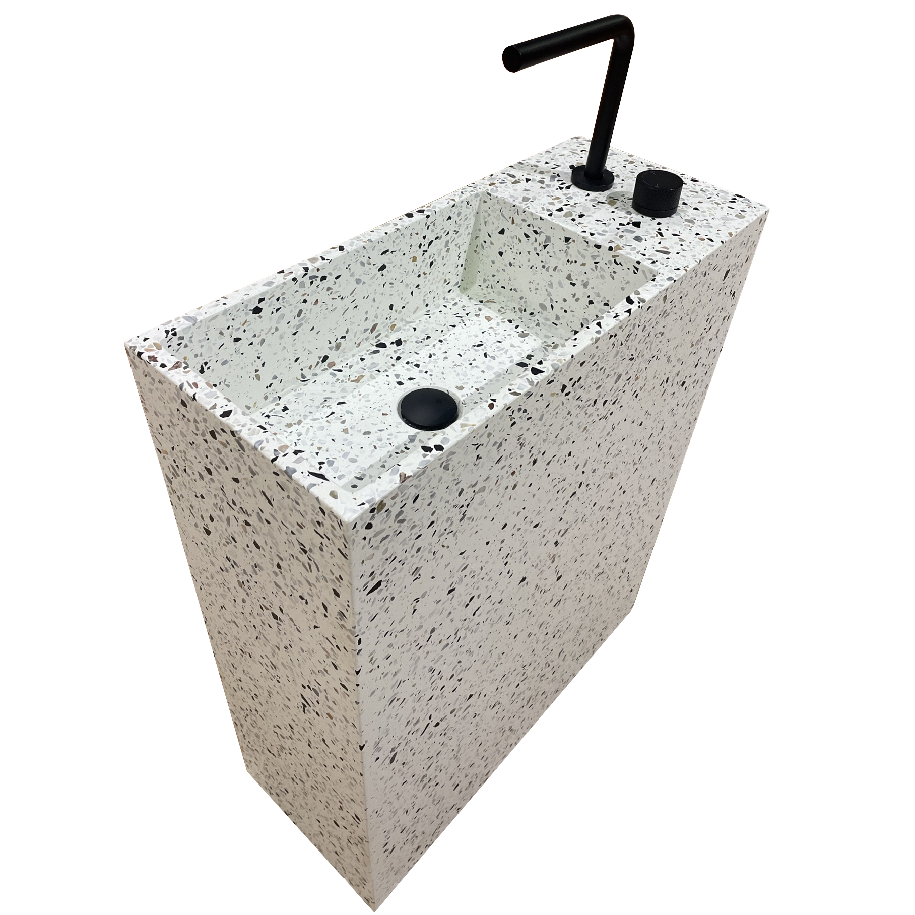 Alvero Natural Stone Pedestal Basin