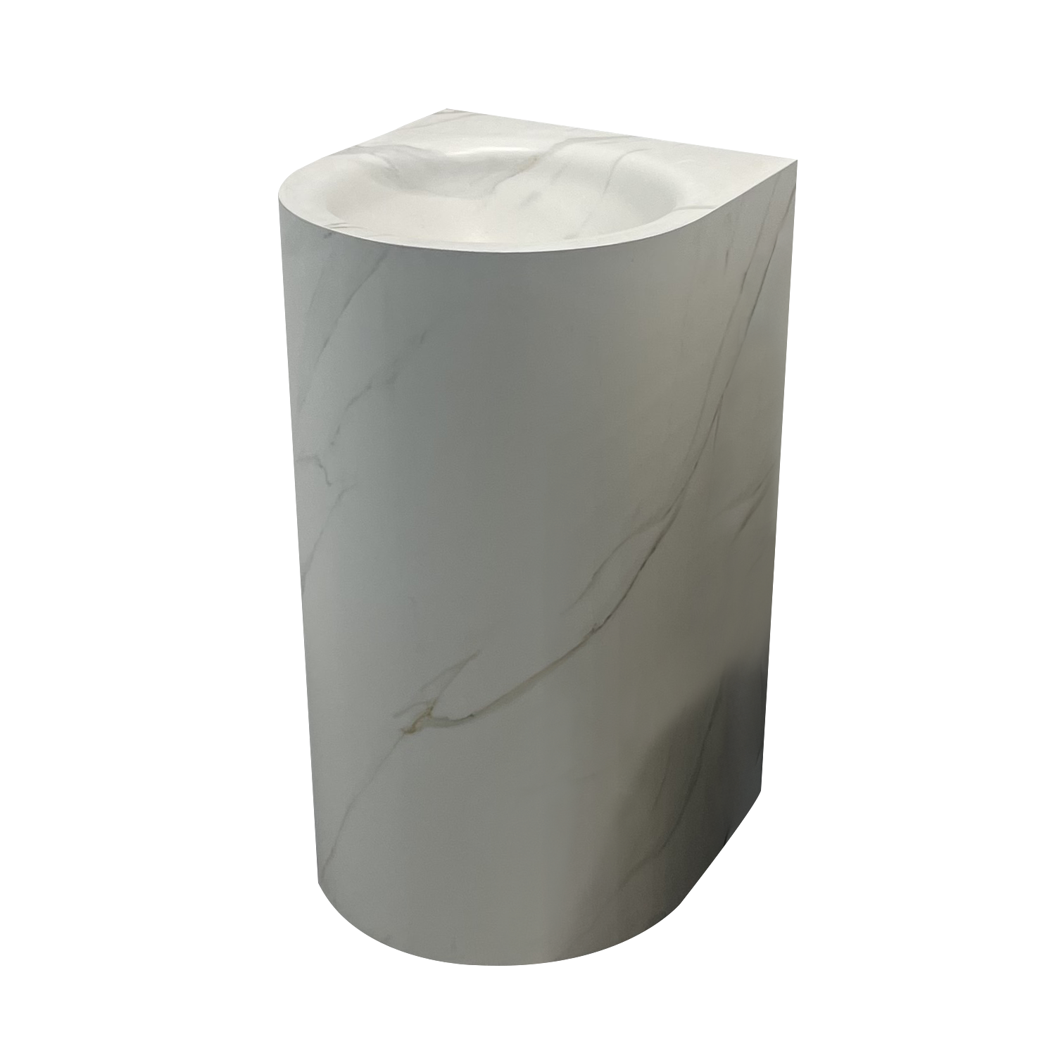 Corvane Natural Stone Pedestal Basin